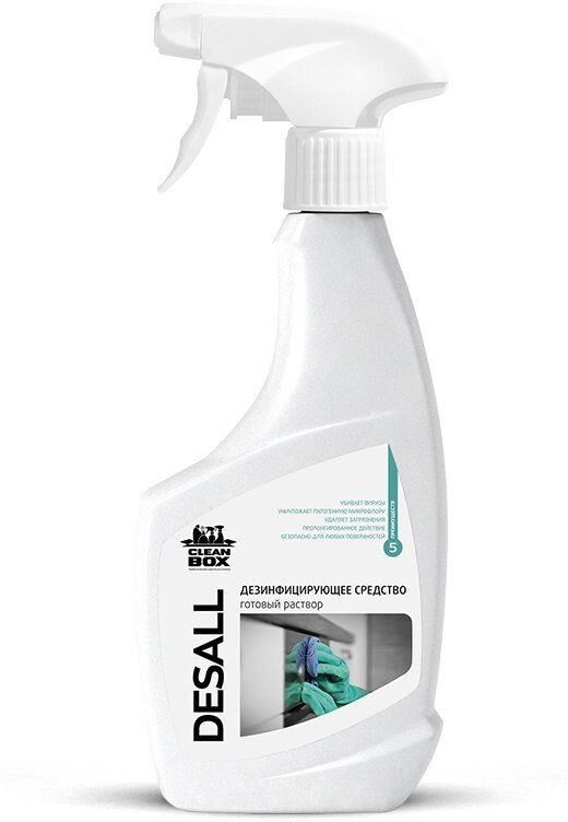 Чистящее средство CLEANBOX PROFESSIONAL 133105 DESALL дезинфицирующее нейтральное с пролонгированным действием широкого применения (0,5л) готовый раствор, ЧЗ