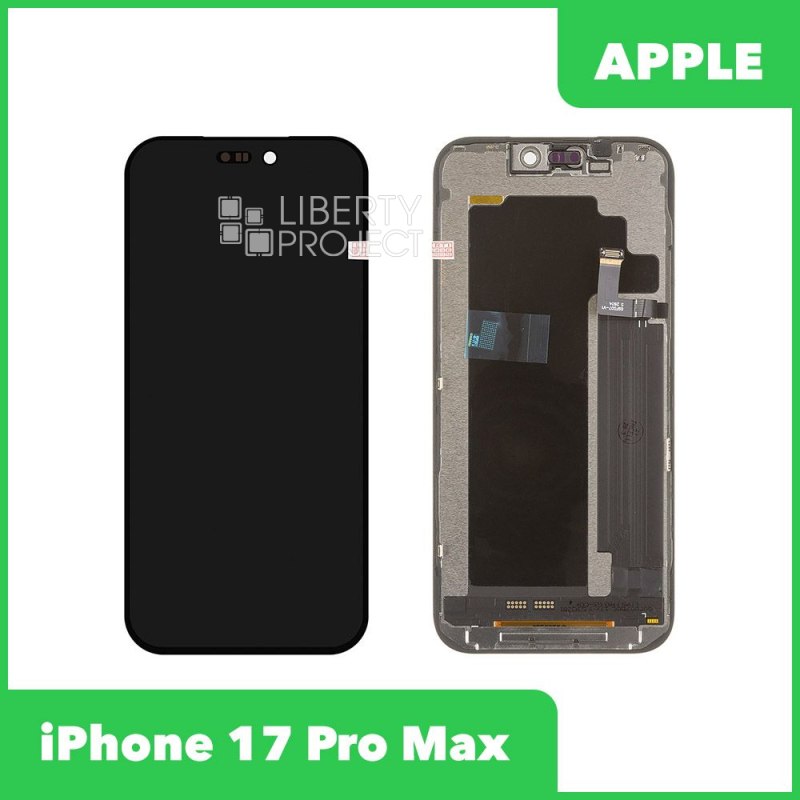LCD дисплей для Apple iPhone 17 Pro Max (черный) матрица ZY In-Cell COF LTPS FHD