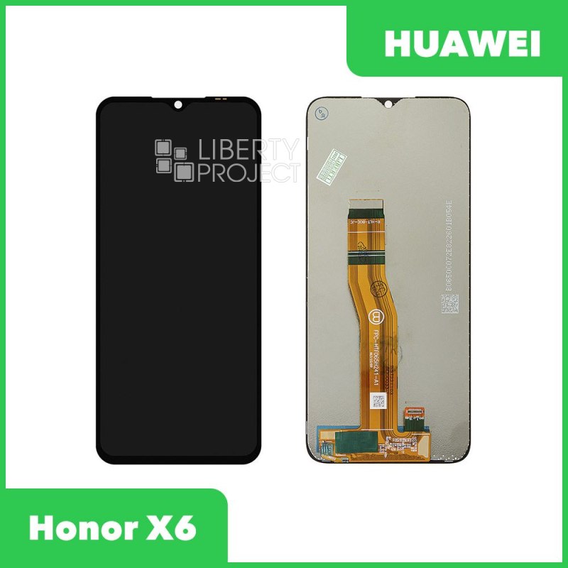 LCD дисплей для Huawei Honor X6/X8 5G (VNE-N41/VNE-LX1) с тачскрином (черный)