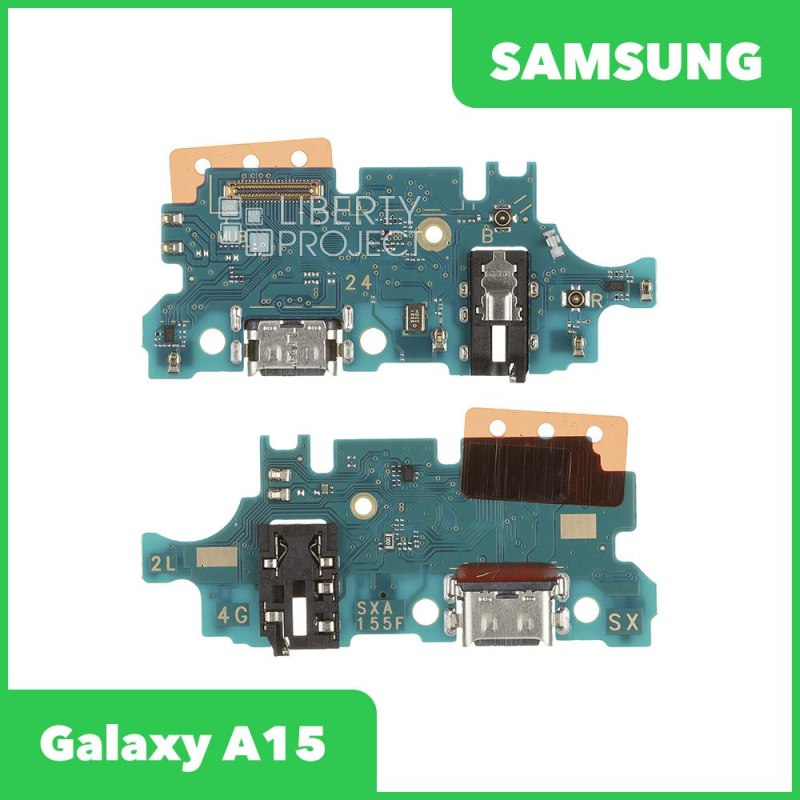 Шлейф/FLC Samsung Galaxy A15 SM-A155 на системный разъём/микрофон