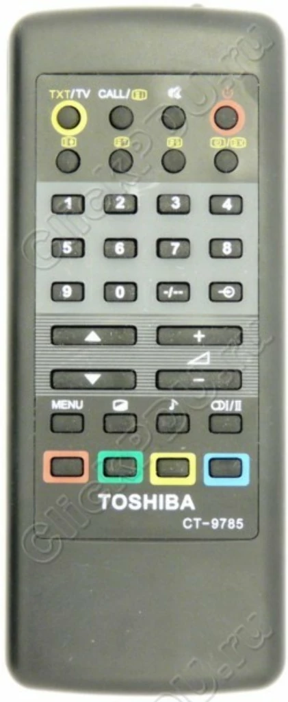 Пульт Toshiba CT-9785 txt для телевизора Toshiba