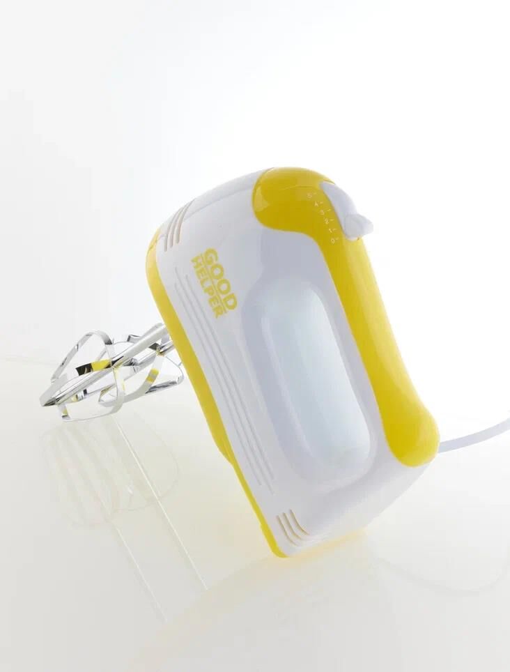 Миксер GOODHELPER HM-374 белый/желтый