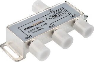 Делитель PROCONNECT (05-6022) ТВ краб х 3 под F разъём 5-1000 МГц (10)