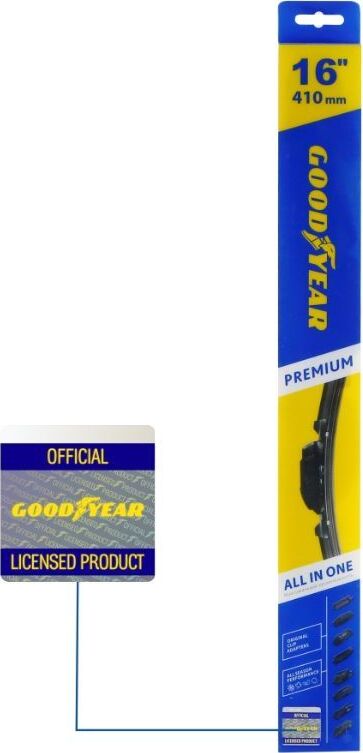 Щетка стеклоочистителя GOODYEAR GY000436 PREMIUM 16''/41см бескаркасная