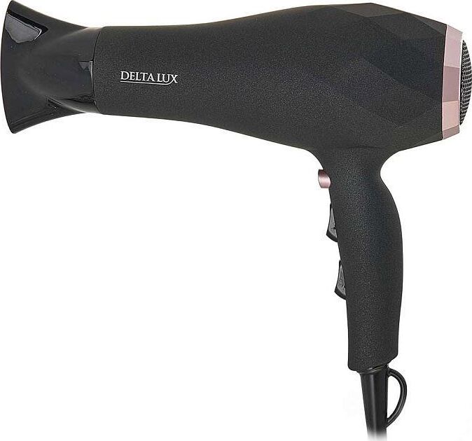 Фен DELTA LUX DL-0941 black/pink gold