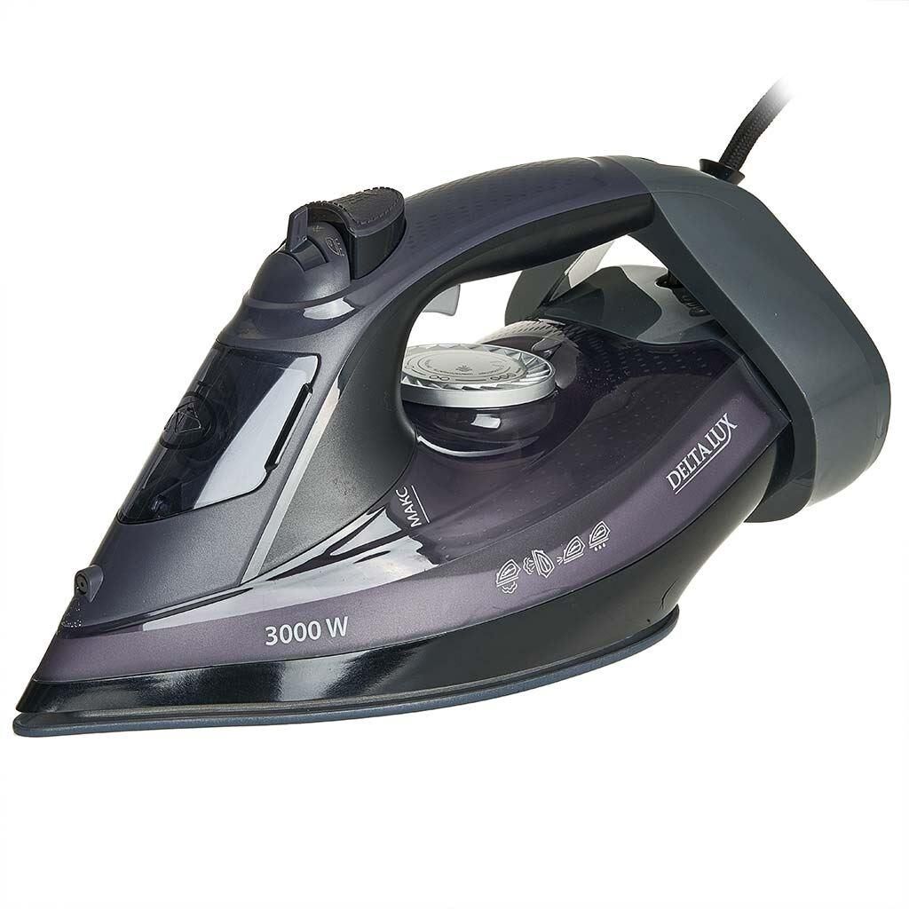 Утюг DELTA LUX DE-3009 black/violet