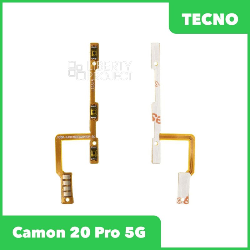 Шлейф/FLC Tecno Camon 20 Pro 5G (CK8N) на кнопки громкости/включения