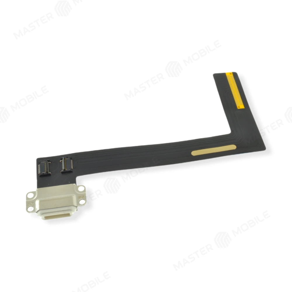Шлейф для Apple iPad Air 2 (A1566/A1567) с комп. + разъем зарядки (белый)