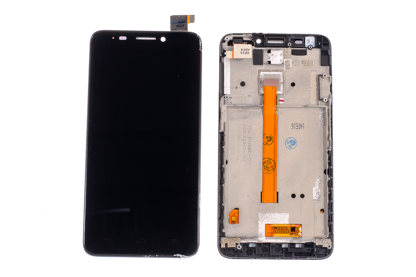 Дисплей для Alcatel 6034/6035 One Touch Idol S c рамкой ORIG черный