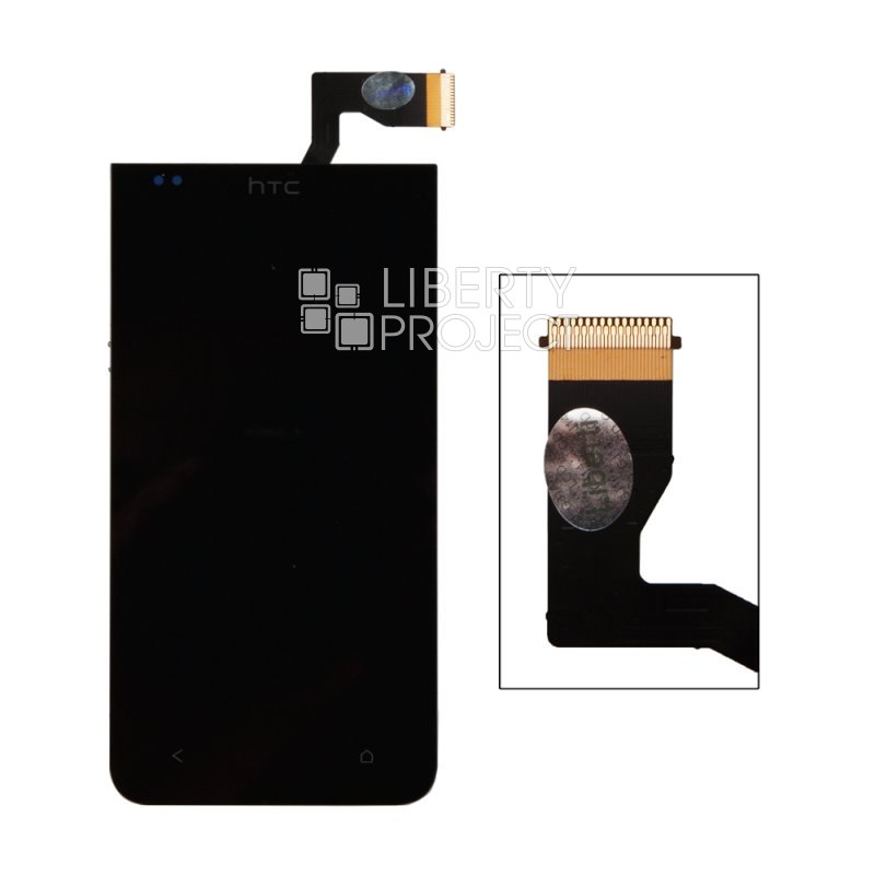 LCD дисплей для HTC Desire 300/301e с тачскрином (черный)