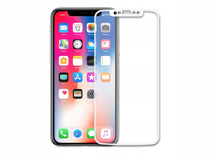 Защитное стекло для iPhone X/XS/11 pro White 5D