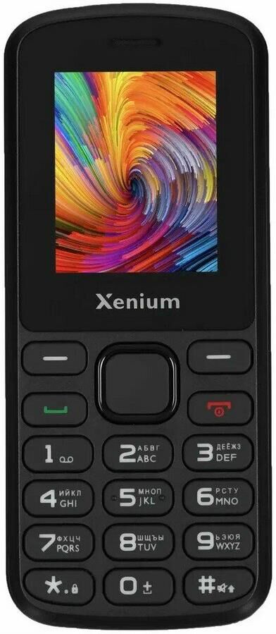 Телефон мобильный XENIUM X170 Black