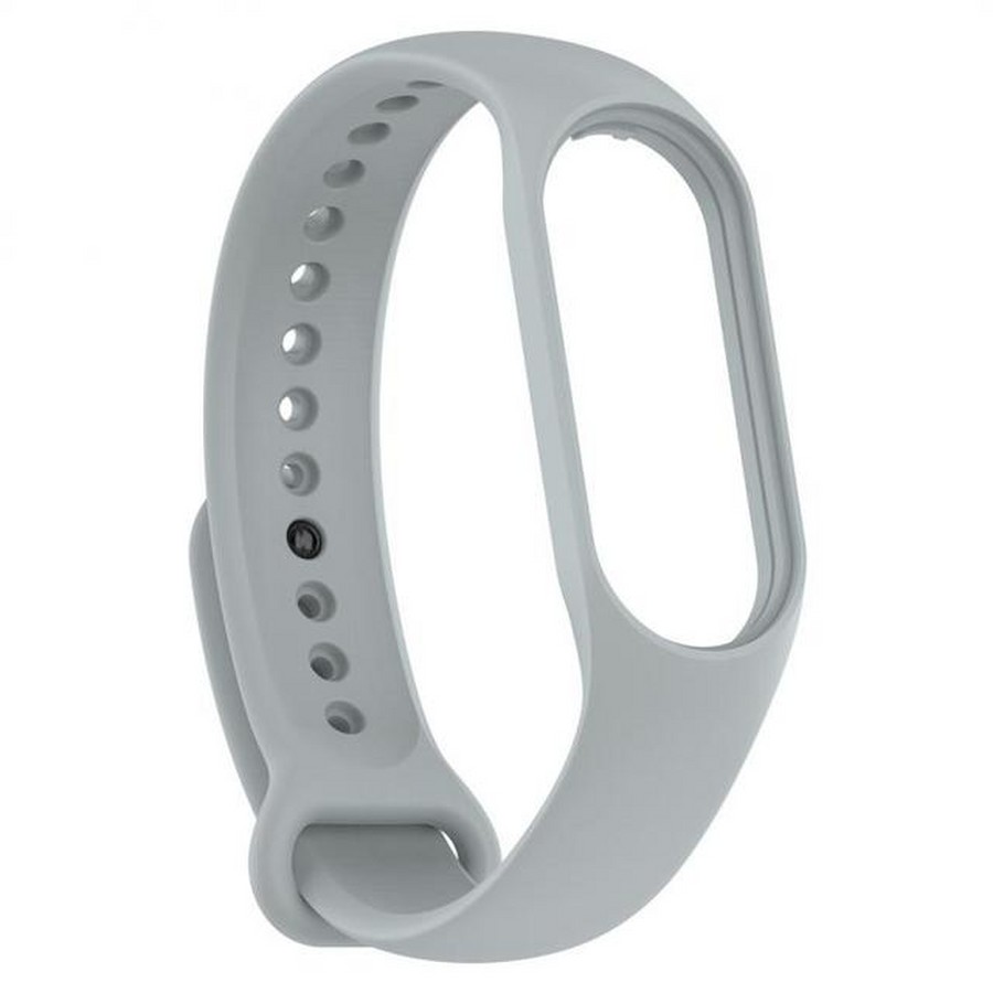 Силиконовый ремешок для Xiaomi mi band 7 серый