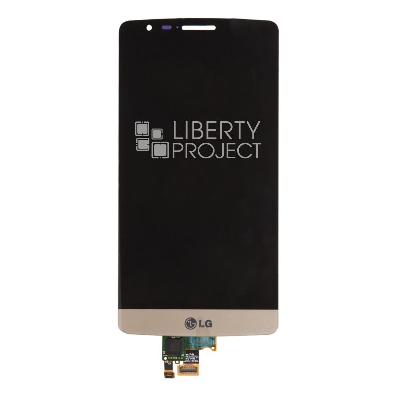 LCD дисплей для LG Optimus G3s (D724/D725) (с тачскрином) золото