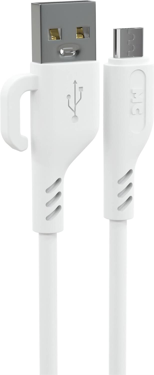Кабель MORE CHOICE (4620202554321) K81m USB 2.4A для micro USB - 1 м , белый