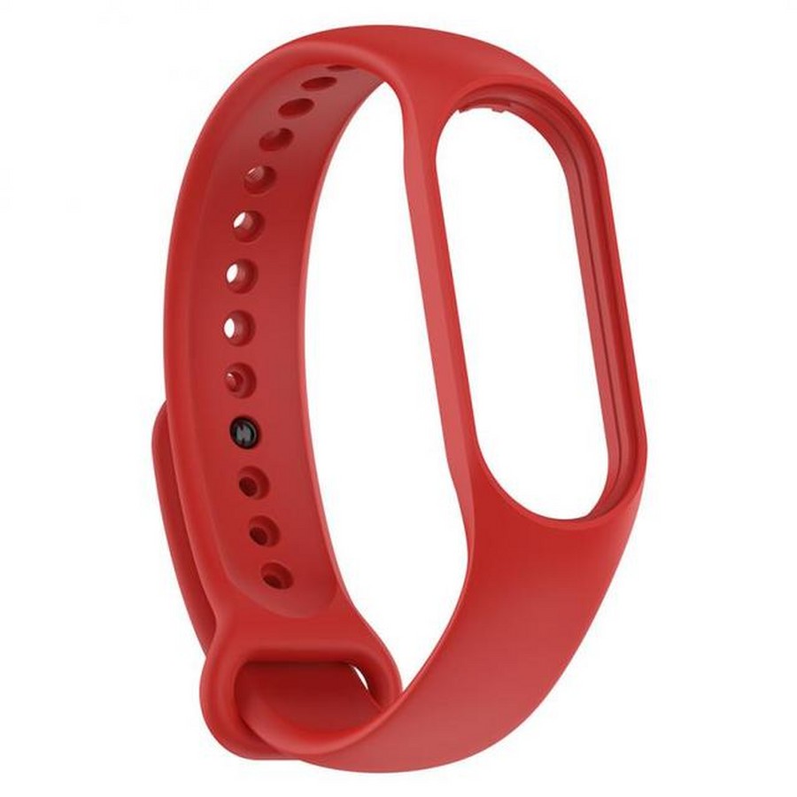 Силиконовый ремешок для Xiaomi mi band 7 красный