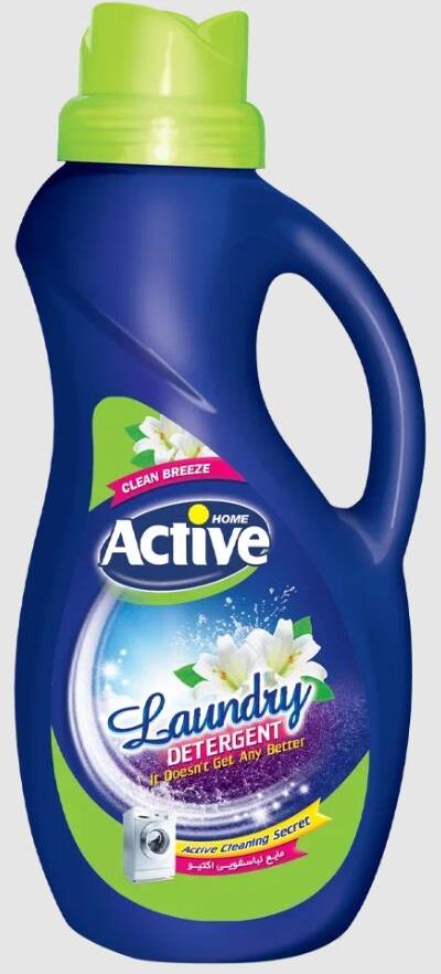 ACTIVE Гель-концентрат для стирки белья универсальный Clean Breeze Альпийские луга, 1500 мл, Green (511601111)