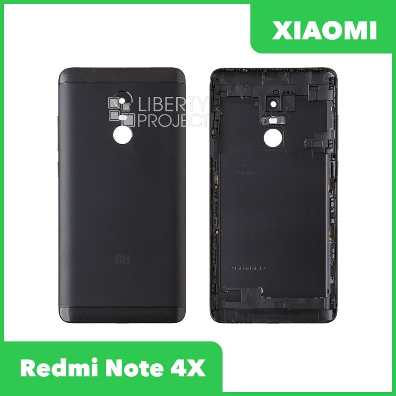Задняя крышка для Xiaomi Redmi Note 4X (черный)
