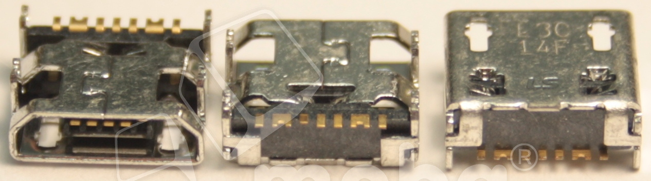 Разъем MicroUSB для Samsung Galaxy S6810/C3592/E1272/E2202/S3332/S3802/S5280/S5282/S7390/S7710