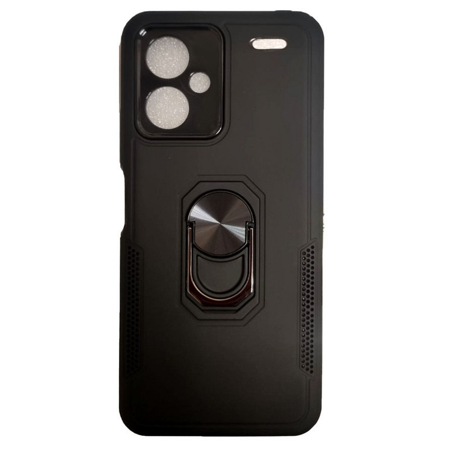 Противоударная накладка Armor Case с кольцом для Xiaomi Redmi Note 13 Pro+ 5G черный