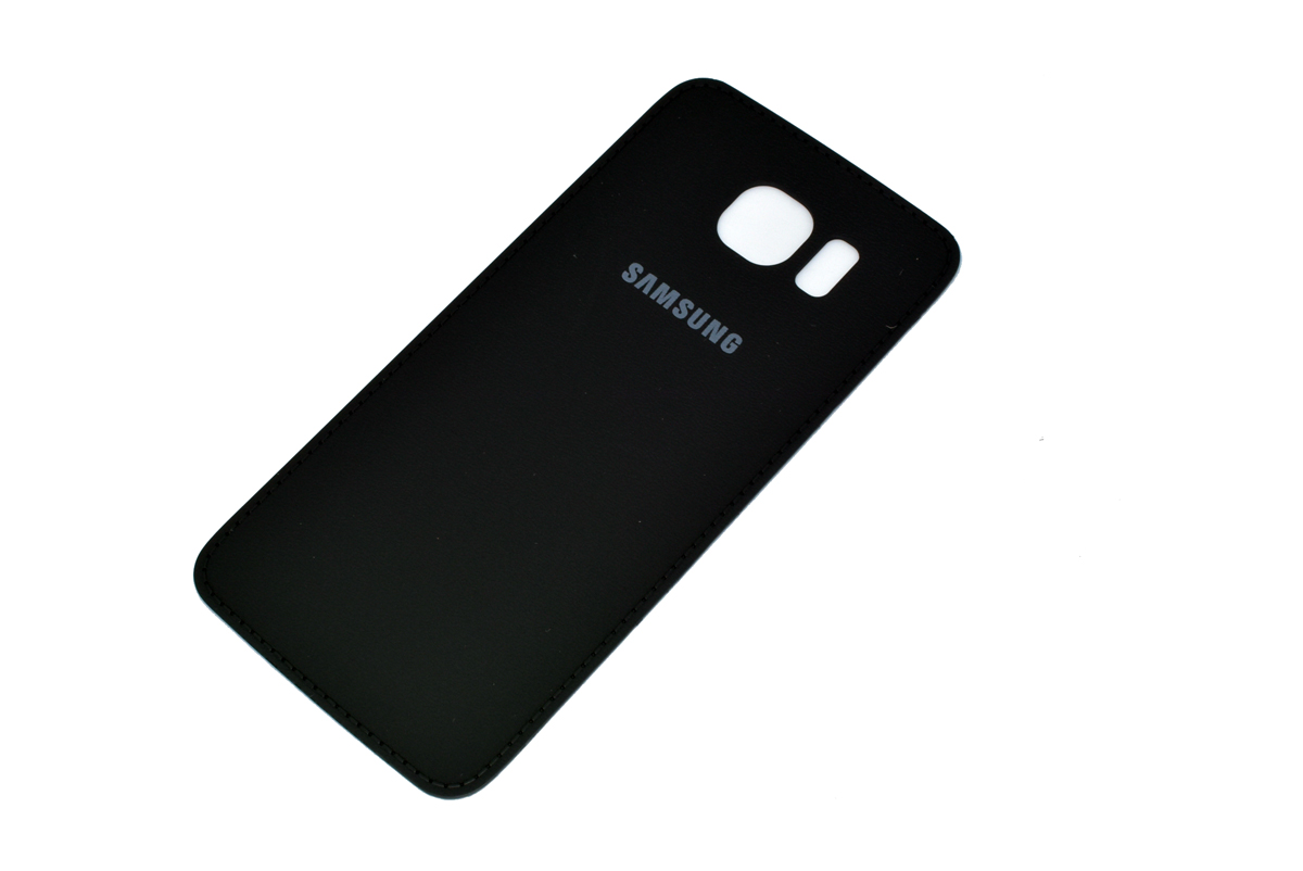 Задняя крышка для Samsung Galaxy S6 G920/G920F (кожа) Черный