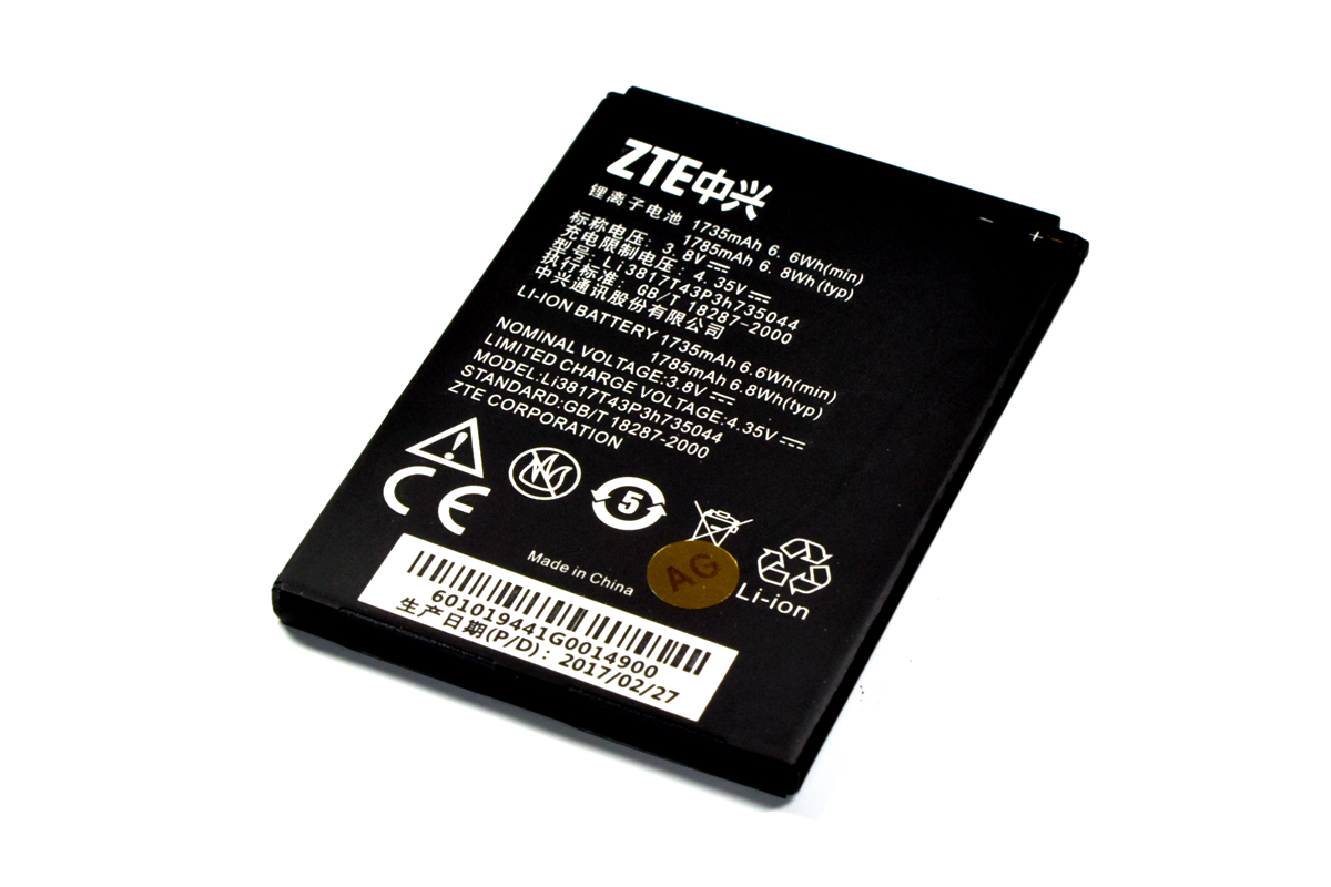 Аккумулятор для ZTE Li3817T43P3h735044/N9100/N9120 1735/1785 мАч батарея