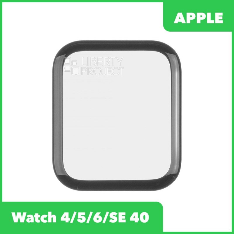 G+OCA PRO стекло для Apple Watch 4 / 5 / 6 / SE 40мм (черный)