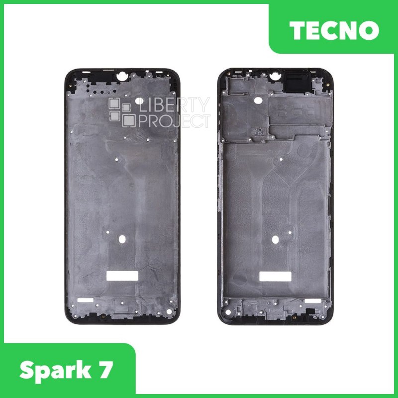 Рамка дисплея для Tecno Spark 7 (черный)