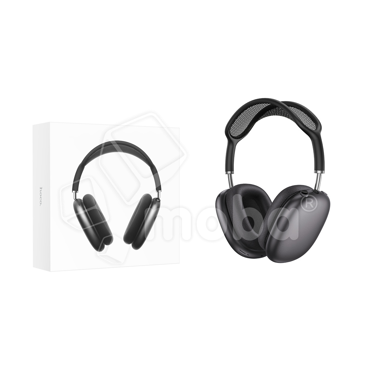 Беспроводные наушники Bluetooth Hoco W58 (накладные, ANC) Черный