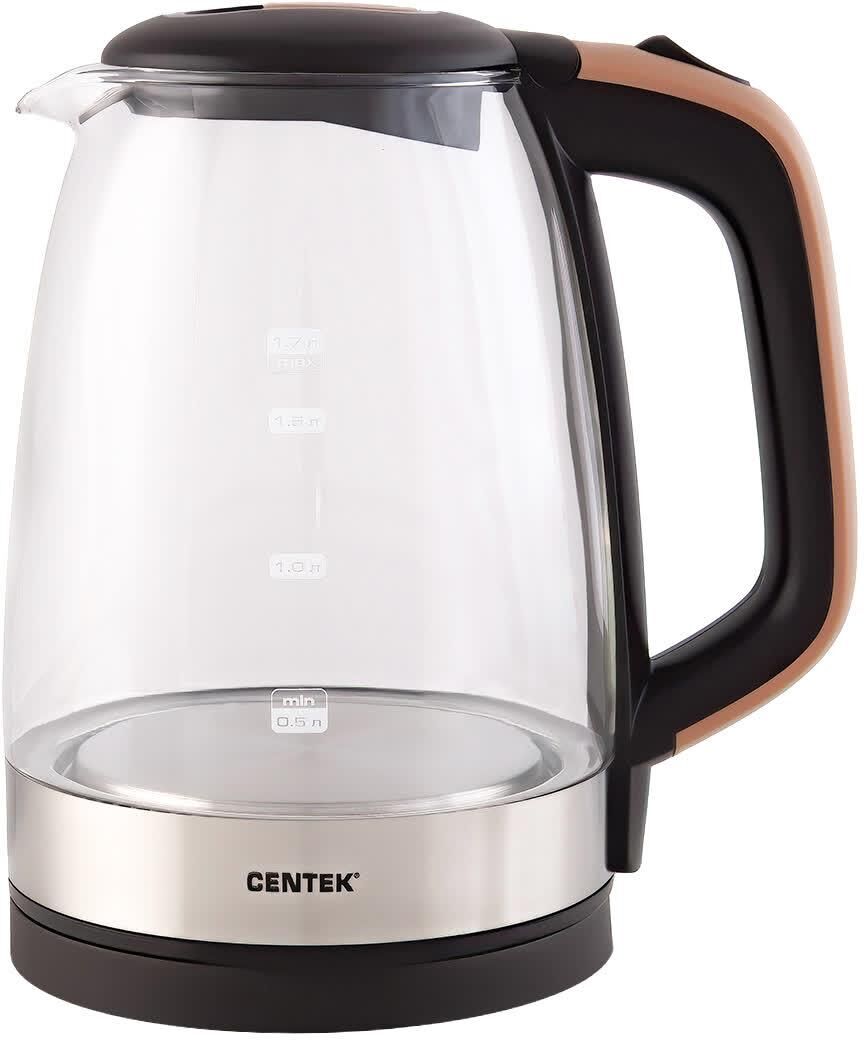 Чайник электрический CENTEK CT-0065 Beige (1,7л. стекло)