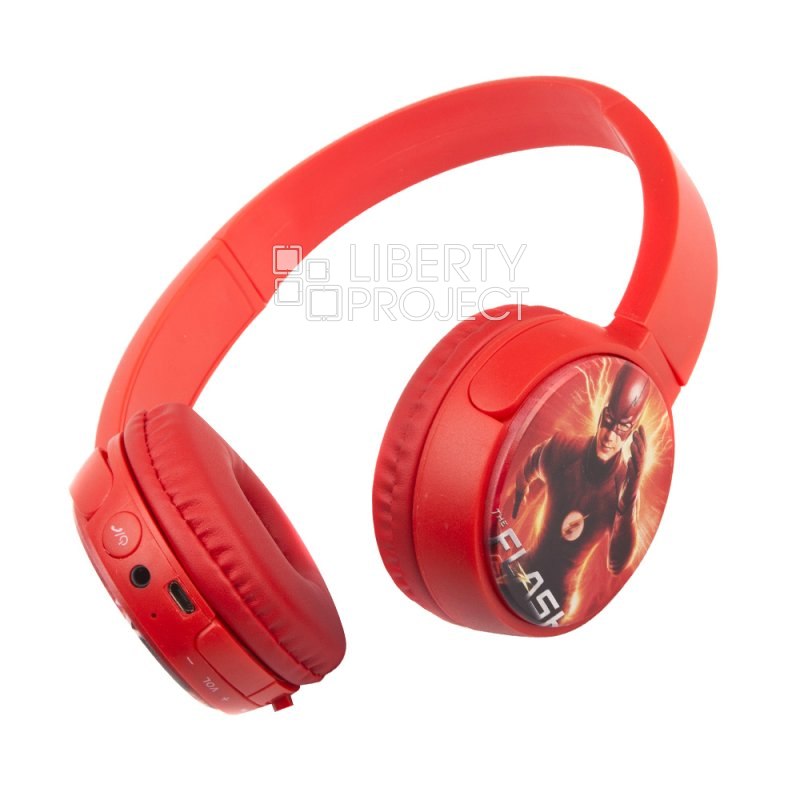 Bluetooth беспроводная гарнитура JUSTICE LEAGUE KR-1000 "Flash" (красная)