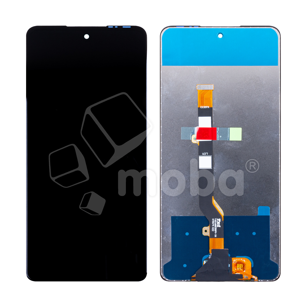 Дисплей для Tecno Pova 5 Pro 5G (LH8n) в сборе с тачскрином Черный - OR (Full HD, 300 Кд/м2, 120 Гц)