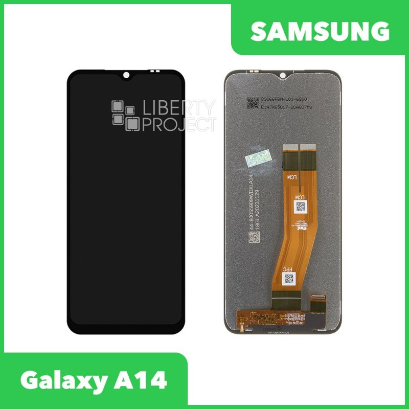 LCD дисплей для Samsung Galaxy A14 SM-A145 с тачскрином Incell (черный)