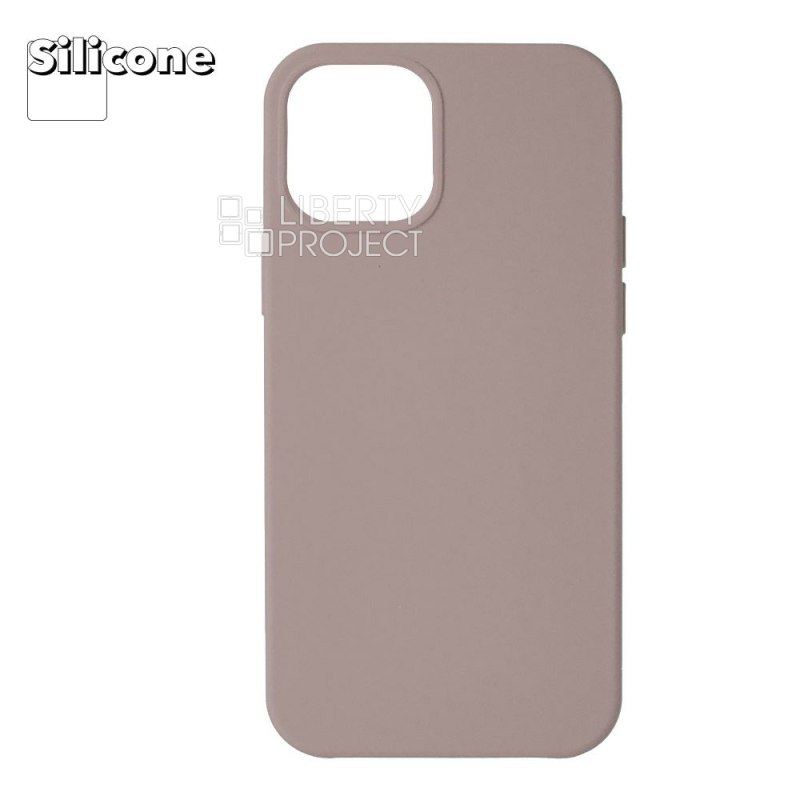 Силиконовый чехол для iPhone 12/12 Pro "Silicone Case" (пыльно-розовый) 19
