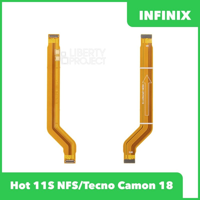 Шлейф/FLC Infinix Hot 11S NFS/Tecno Camon 18 (X6812B/CH6N) межплатный