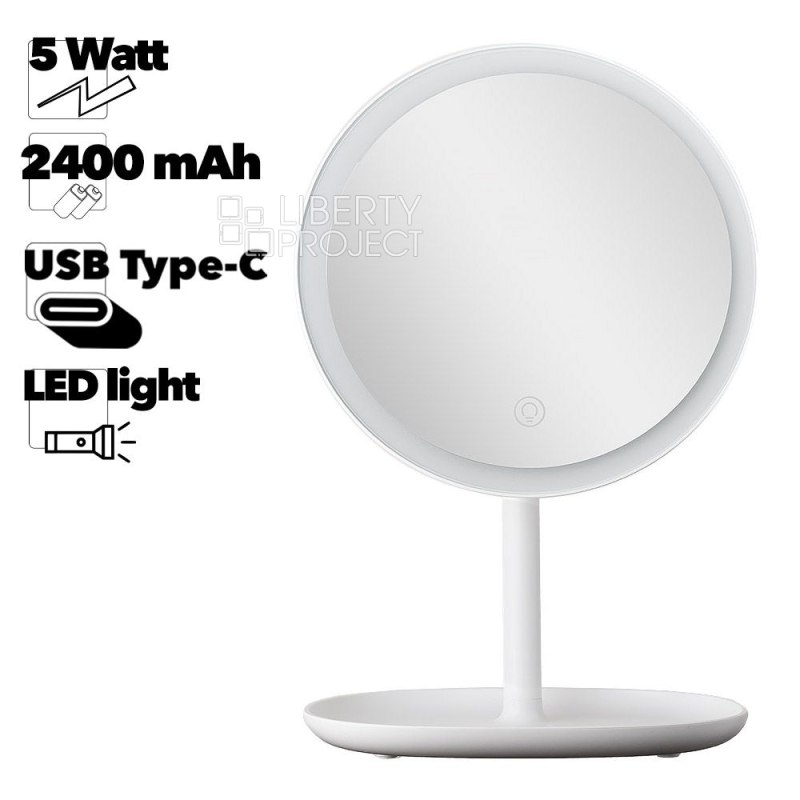 Зеркало косметическое Xiaomi Jordan Judy Makeup Mirror NV543 (белое)