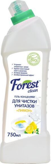 FOREST CLEAN Гель-концентрат для чистки унитазов "Лимон" 750 мл