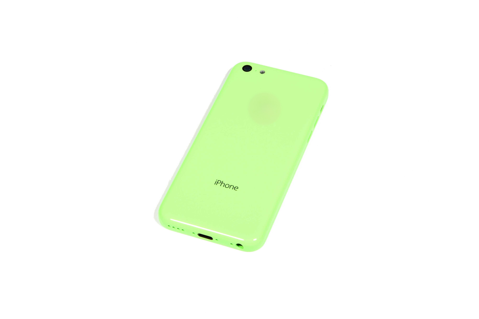 Часть корпуса для iPhone 5C боковые кнопки в комплекте зеленый AAA