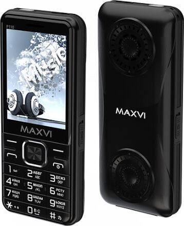 Телефон мобильный MAXVI Р110 Black