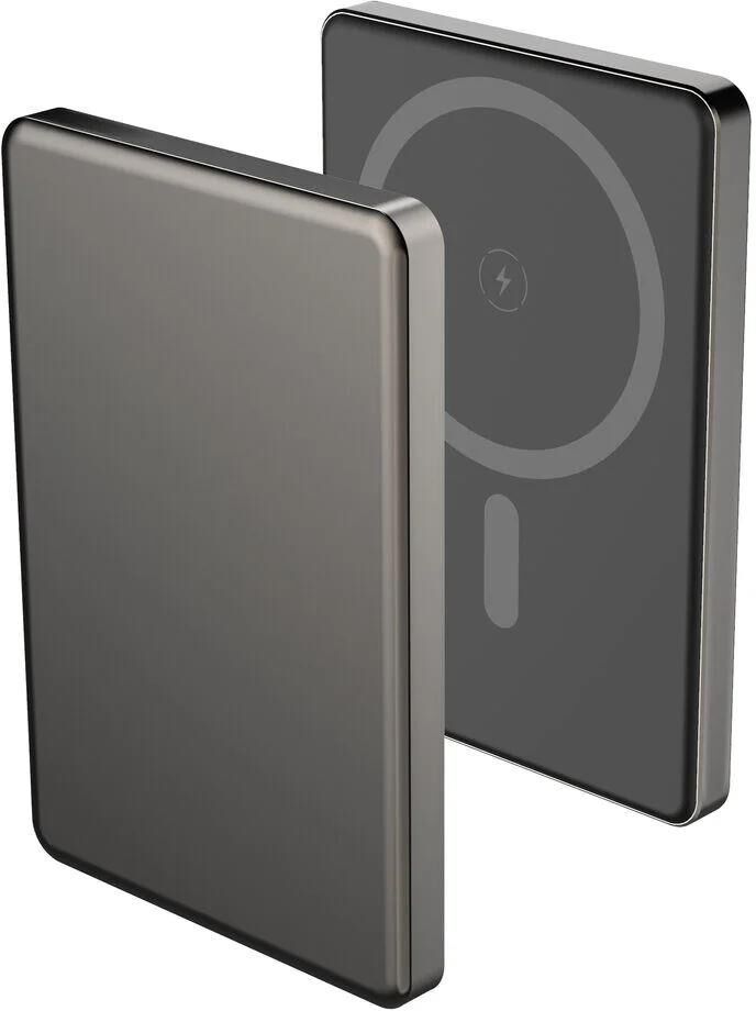 Повербанк AKSBERRY (6900318440014) E501 с MagSafe 5000 mAh, черный