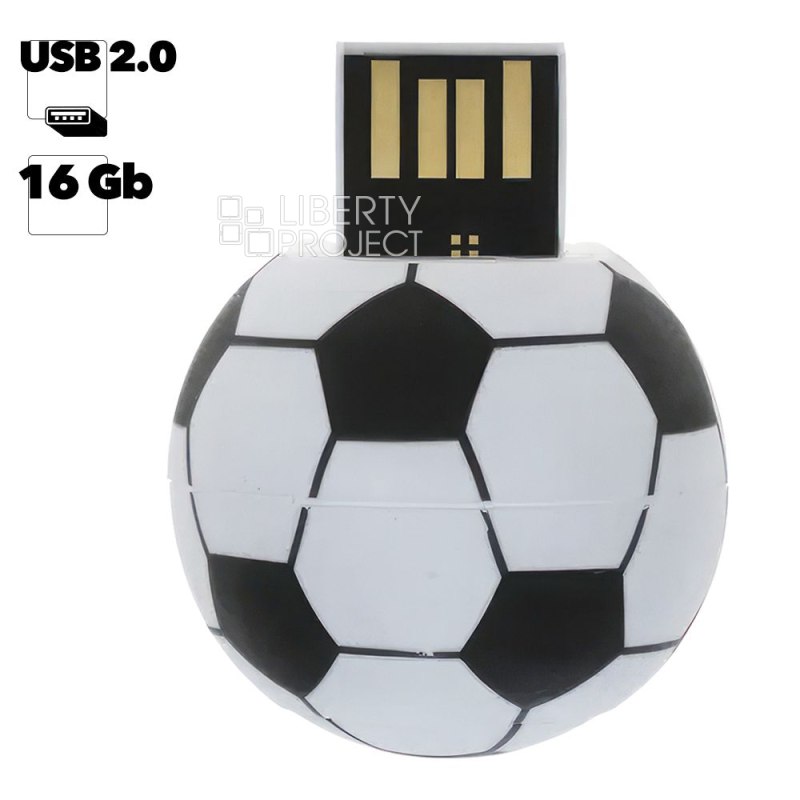 USB Flash накопитель Smartbuy 16GB Футбольный Мяч