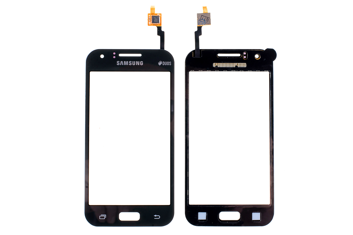 Тачскрин (сенсорное стекло) для Samsung J1 (J100H) черный