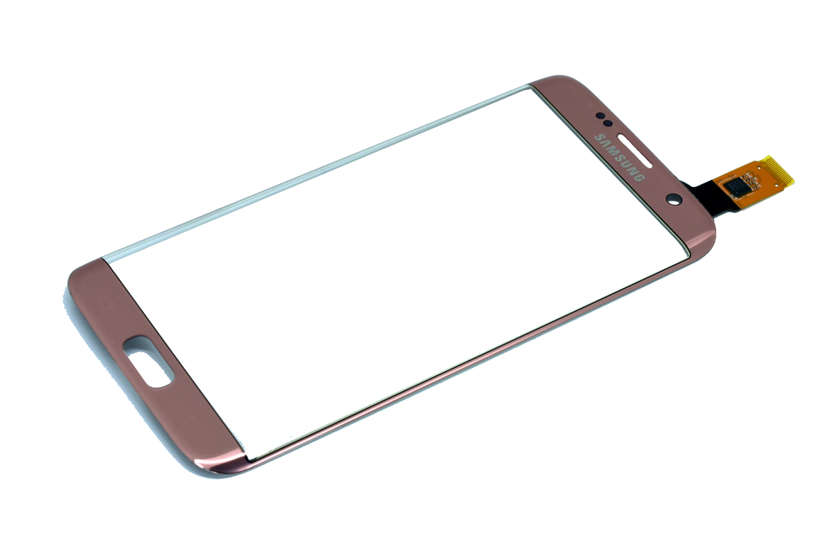 Тачскрин (сенсорное стекло) для Samsung Galaxy S7 edge G935 розовый