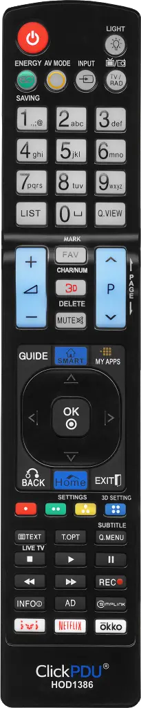 Универсальный пульт ClickPdu HOD1386