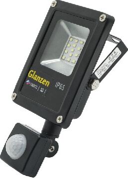 Прожектор светодиодный GLANZEN FAD-0017-10 датчик движения