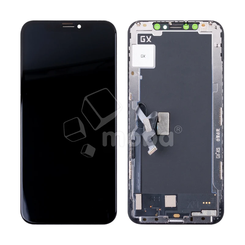Дисплей для iPhone Xs (A2097/A1920) в сборе с тачскрином Черный - GX (Hard OLED)
