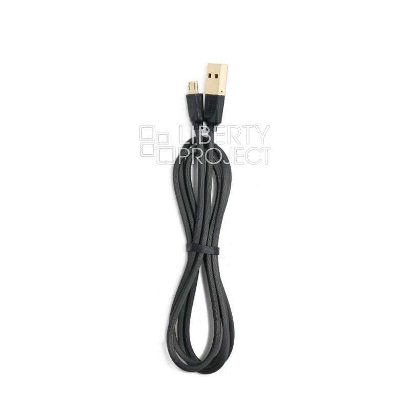 USB кабель "РЕМАКС" RC-041m Radiance MicroUSB, 1м, TPE (черный)