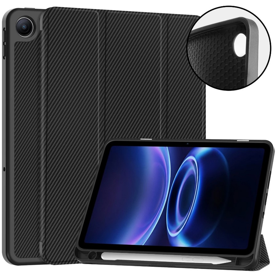 Чехол-книга Fashion Case для планшета Xiaomi Redmi Pad 2 9.7 черный