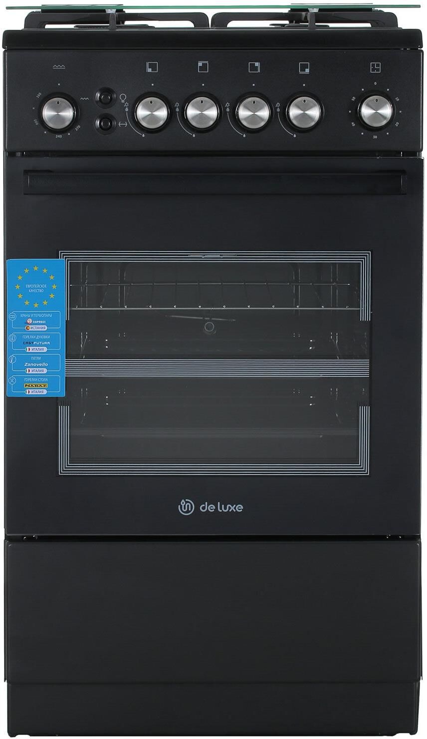Плита газовая DE LUXE 5040.40г (кр) ЧР-015
