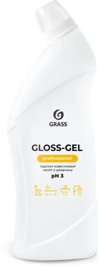 Чистящее средство GRASS 125568 Gloss-Gel Professional для сан.узлов (флакон 750мл)